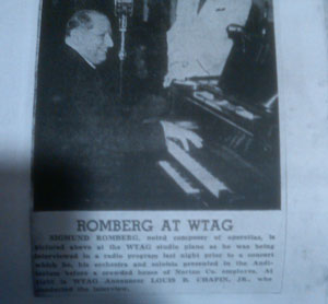 Romberg at WTAG